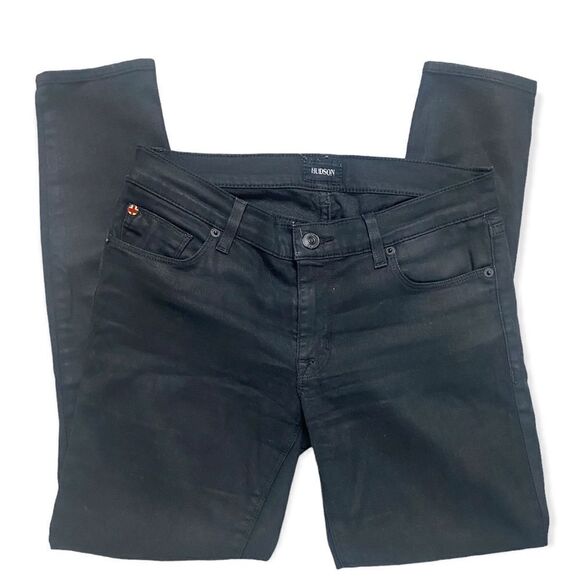 Hudson SZ 27 black Krista Ankle Super Skinny Jeans - Picture 3 of 4